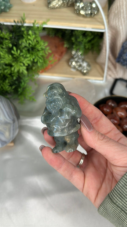 Labradorite Santa with Present Sack