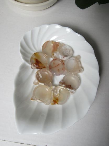 Flower Agate Bear Bowl