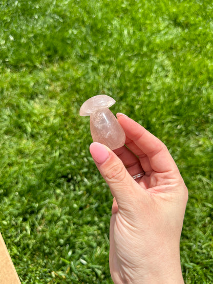 Rose Quartz Mushroom B