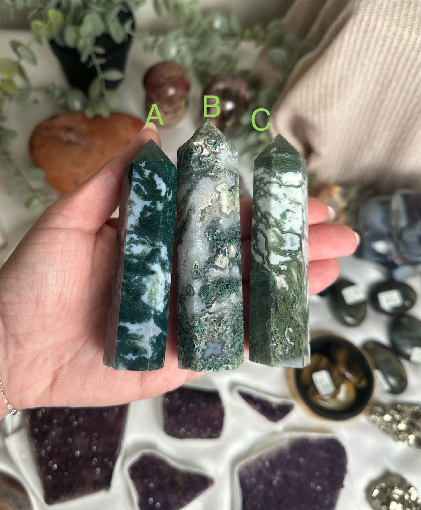 Moss Agate Towers