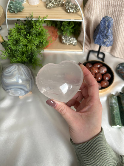 Rose Quartz Heart