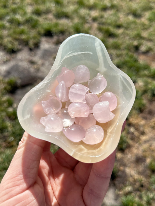 Rose Quartz Kitty Head *INTUITIVELY CHOSEN*