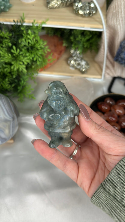 Labradorite Santa with Present Sack