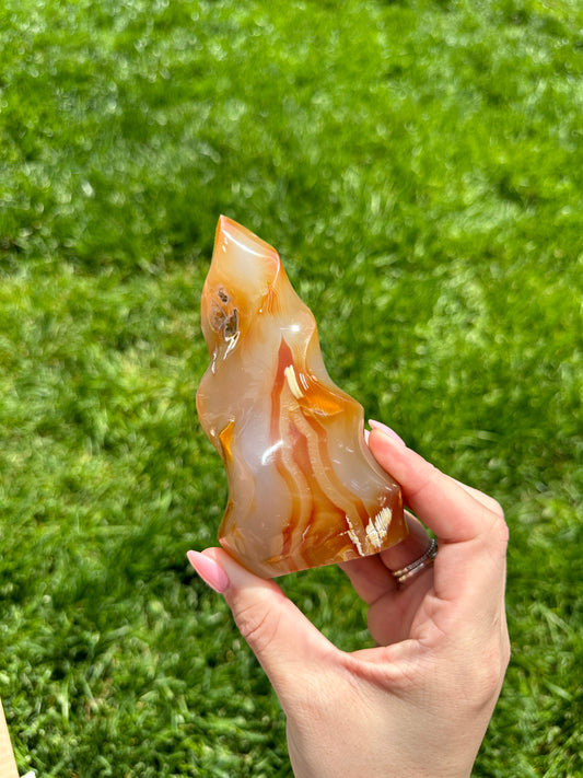 Banded Carnelian Flame