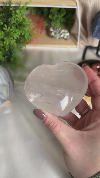 Rose Quartz Heart